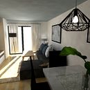 salón de piso. Een project van Architectuur, Interactief ontwerp,  Ontwerp, Lichtontwerp, Interieurontwerp y Meubelontwerp en -bouw van isaac gala - 17.11.2016