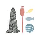 Calendario 2017. Design gráfico e Ilustração tradicional projeto de Elena Gómez - 17.11.2016