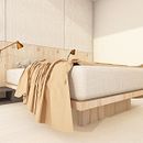 Carpinteria Ap Upside2003. 3D, Arquitetura, Arquitetura de interiores, Consultoria criativa, e Design de interiores projeto de Manuela Albuquerque - 22.06.2016