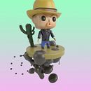 Mi Proyecto del curso: Diseño de personajes en Cinema 4D: del boceto a la impresión 3D. Un proyecto de 3D y Diseño de personajes de Antonio Np - 22.11.2016