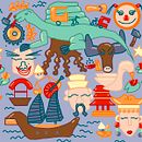 Mi Proyecto del curso: Pattern Design analógico y digital. Un proyecto de Diseño, Diseño editorial e Ilustración tradicional de marlepez - 06.12.2016