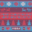 Christmas Card by VIBRA. Un proyecto de Diseño gráfico e Ilustración tradicional de VIBRA - 21.12.2016