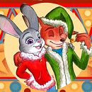 Felices Fiestas =^^=. Ilustração tradicional projeto de M Carmen Bazán Romero - 22.12.2016