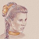 Carrie Fisher (1956-2016). Projekt z dziedziny  Kino, Design, Trad, c i jna ilustracja użytkownika Nicolás Zancocchia - 26.12.2016