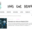 Diseño y desarrollo web wordpress. Blog Más que Hermanas. Een project van  Webdevelopment y Webdesign van Marta García del campo - 27.12.2016