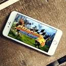 Chocobo Gang Race - Videogame logo. Un proyecto de Br, ing e Identidad, Programación, Diseño de juegos, Diseño gráfico y Marketing de Irene Mayorga - 03.01.2017