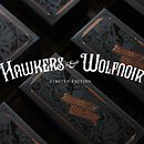 Hawkers & Wolfnoir Ltd. Edition. Un projet de Design graphique, Illustration traditionnelle , et Packaging de David Sanden - 10.01.2017