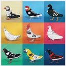 Fly with Them!!. Fine Arts, Br, ing, Identit, Art Direction, Design, Shoe Design, To, Design, Editorial Design, Traditional illustration, and Advertising project by Alfredo Herráez - 01.19.2017