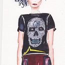 ILUSTRACION MODA. @FACTORIARENTME. Un projet de Beaux Arts, Design  et Illustration traditionnelle de Belén Pérez López - 19.01.2017