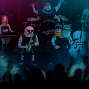 Amordaza2 Banda freak. 3D, Direção de arte, Design de personagens, e Pós-produção fotográfica projeto de sebasfunn - 21.01.2017