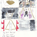Storyboard para videoclip. . Un projet de Beaux Arts, Direction artistique, Design , Cinéma, Cinéma, vidéo et télévision, Création de costumes, Scénographie, Illustration traditionnelle, Multimédia, Télévision , et Vidéo de Irene Ballesteros Alcaín - 22.01.2017