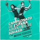 Cartel Campeonato Nacional De Squash 2017. Art Direction, Design, and Graphic Design project by Lalo Garcia - 01.28.2017