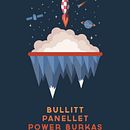 Bullitt + Panellet + Power Burkas. Graphic Design, and Traditional illustration project by Xavier Calvet Sabala - 01.29.2017