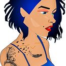 She did his better work. Een project van  Beeldende kunst y Grafisch ontwerp van Almudena Moya - 30.01.2017