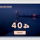 404. Een project van Webdesign y UX / UI van Gorka Aguirre Velasco - 08.01.2017