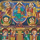 Pantocrator con grandes músicos. Traditional illustration project by Victor Manuel Lozano Lázaro - 02.03.2017