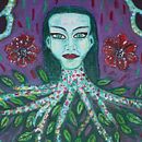 Mujer Árbol. Un progetto di Artigianato, Belle arti, Illustrazione tradizionale e Pittura di Leru Silvestre - 04.02.2017