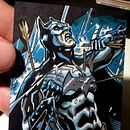 ACEO Sketchcards 'Liga de la Justicia'. Comic e Ilustração tradicional projeto de Alberto Silva - 09.02.2017