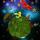 The little prince. Colagem, Design gráfico, Fotografia e Ilustração tradicional projeto de Vanessa Luis - 10.02.2017