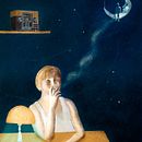 Paper Moon. Traditional illustration project by Jorge Alejandro Fuentes Rogosich - 02.11.2017