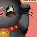 Carteles Zinemaldia 2017. Un projet de Design , Design graphique et Illustration traditionnelle de Rafa Velásquez - 13.02.2017