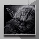 Ilustración Yoda Ein Projekt aus dem Bereich Traditionelle Illustration von Gabriela Zapata - 15.02.2014