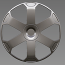 6 spoke rims. Un proyecto de 3D, Diseño y Diseño de automoción de Guillem Serna - 18.02.2017