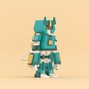 Diseño de Robot 3D. Un proyecto de 3D, Diseño de personajes e Ilustración tradicional de Francisco Vargas - 18.02.2017