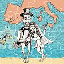 Trabajos por encargo - commissioned artwork. Un progetto di Artigianato, Design, Graphic design, Illustrazione tradizionale, Pittura, Papercraft e Serigrafia di penélope maestre - 23.12.2016