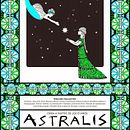 Astralis - afiche teatro. Un proyecto de Diseño gráfico e Ilustración tradicional de Maite Awad Lobato - 24.02.2017