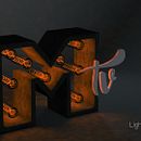 Letra 3D con luces. 3D project by Bruno Nieto - 02.24.2017