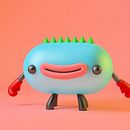 Mascotas (2). 3D, e Design gráfico projeto de Ferran Molina Ventura - 25.02.2017