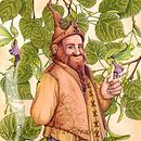 Ilustraciones Libro "Los Árboles Sanadores". Ilustração tradicional projeto de Marta Sarmiento - 01.03.2017