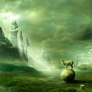 Mi Proyecto del curso: Matte Painting: creando mundos fotorrealistas; Del boceto a La Llama. Projekt z dziedziny Design, Fotografia, Trad, c, jna ilustracja i Architektura krajobrazu użytkownika Nacho Arasanz Esteban - 07.03.2017