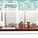 PROYECTO DISEÑO STAND BAÑOS. 3D, Interior Architecture, Interior Design, and Product Design project by Nicolás Abad - 03.01.2017