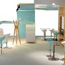 DISEÑO STAND EMPRESA DISEÑO MOBILIARIO INTERIOR. 3D, Interior Architecture, Interior Design, and Product Design project by Nicolás Abad - 03.02.2017