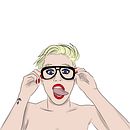 Celebrities. Artes plásticas, Comic e Ilustração tradicional projeto de Irene Daudén - 07.03.2017