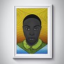 Laura Mvula's Poster. Fine Arts, Art Direction, Graphic Design, Traditional illustration, and Advertising project by Dewin Castillo - 03.09.2017