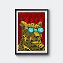 Pop Leopard. Fine Arts, Art Direction, Graphic Design, and Traditional illustration project by Dewin Castillo - 03.09.2017