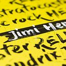 Jimi Hendrix. Deluxe edition Ein Projekt aus dem Bereich Kunstleitung, Grafikdesign, Lettering, Musik, T und pografie von Amal Nur Karim - 11.03.2017