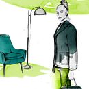 editorial de moda. Un projet de Design  et Illustration traditionnelle de nuria pau vallverdu - 13.03.2016