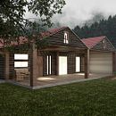 Cabaña Romero. Un proyecto de 3D, Arquitectura y Post-producción fotográfica		 de Diego González León - 14.03.2017