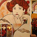 Repdroducción de Topaz (Alphonse Mucha). Un proyecto de Ilustración tradicional de Roser Teixidó Navarro - 13.03.2017