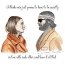 Retratos de Cine - The Royal Tenembaums. Un proyecto de Ilustración tradicional de Eryka Ilarreta - 24.05.2017