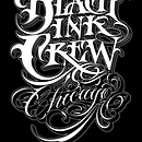 Black Ink Crew Chicago . Lettering project by Catrin Valadez - 03.21.2017