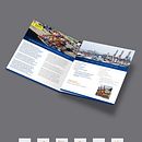 Trípticos de Puertos OHL Concesiones. Art Direction, Editorial Design, and Graphic Design project by Andrea Abreu - 05.01.2016