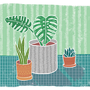 Plants. Ilustração tradicional, e Design de produtos projeto de Carla Padilla - 22.03.2017