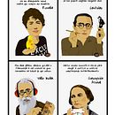 LODECARICATURIZADOS. Un proyecto de Cómic, Diseño, Diseño de personajes, Diseño editorial, Diseño gráfico, Eventos e Ilustración tradicional de David Lodeiro Paz - 24.03.2017