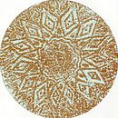 Mandalas, xylogravure.. Projekt z dziedziny  Sztuki piękne, Sztuka miejska, Craft,  Kolaż, Design i  Malarstwo użytkownika Cristina Haapalainen Cohen - 22.09.2007