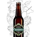 Opuntia cerveza pampeana!. Ilustração tradicional projeto de tufoni_alexis - 28.03.2017